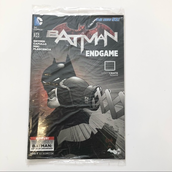 NEW-Loot Crate Exclusive DC Comics Batman Endgame comic book - Picture 1 of 5